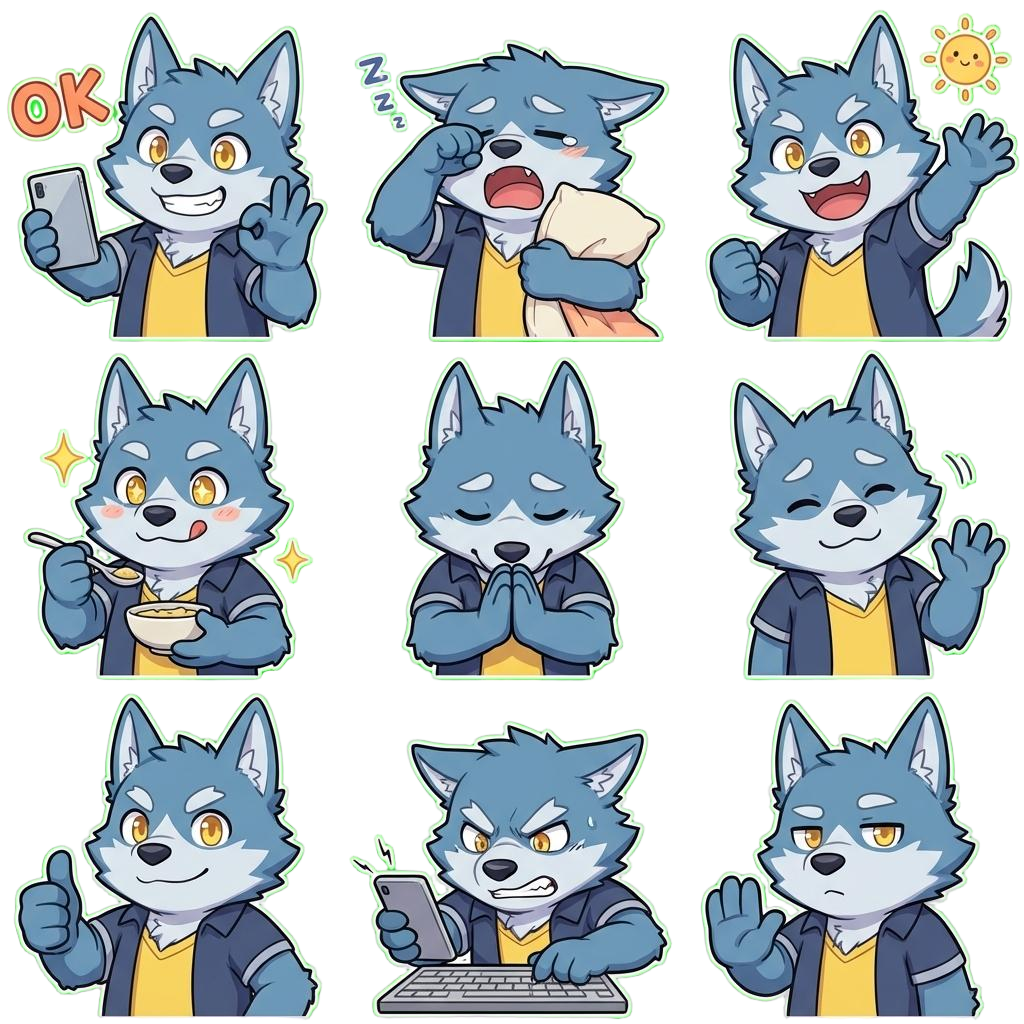 Self-Meme × 9个人IP表情包